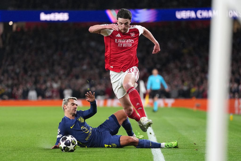 Arsenal ganó con marcador global de 2-1 al Atlético de Madrid