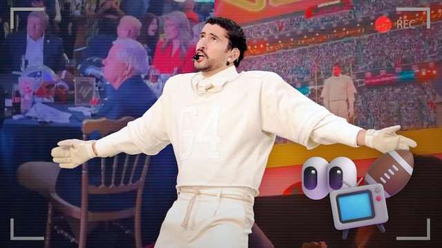 Así quedaron grabados asistentes viendo el show de medio tiempo alternativo durante el Super Bowl 2026