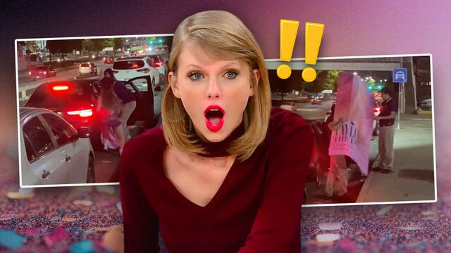Fan de Taylor Swift se roba en promocional y pelea con Cinepolitos