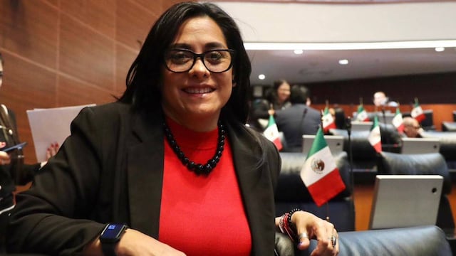 Sandra Luz Falcón, senadora por el Estado de México