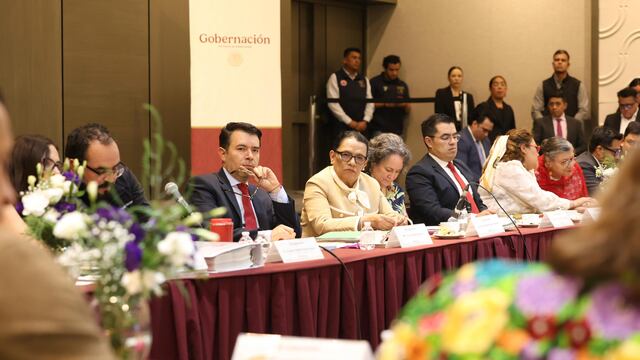 Rosa Icela Rodríguez en reunión por la Agenda Nacional de Derechos Humanos