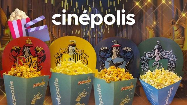 Separador de palomitas de Harry Potter en Cinépolis.