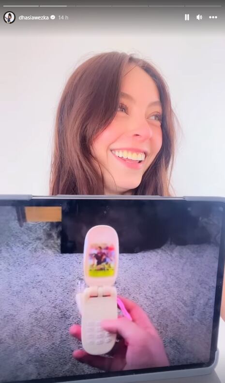 Dhasia Wezka lanza indirecta a Diego Ortiz.