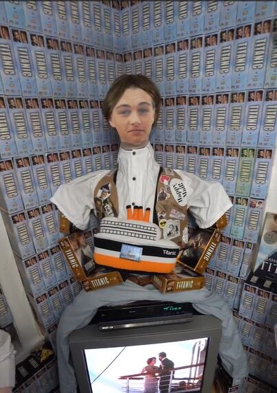 fan obsesionado con Titanic
