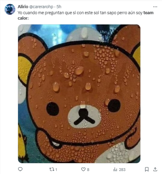 Memes por las altas temperaturas