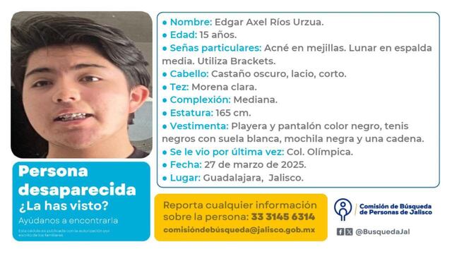 Qué le pasó a Edgar Axel Ríos Urzúa