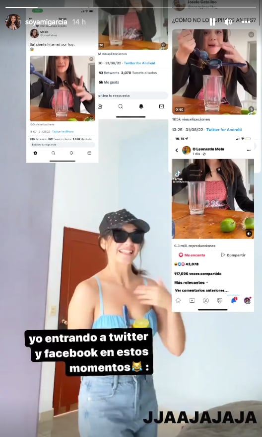 Amiel García reacciona a los memes sobre el exprimidor de limones.