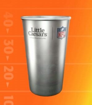 Vaso coleccionable de Little Caesars