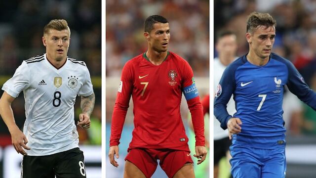 Alemania, Francia, Portugal compartirán grupo