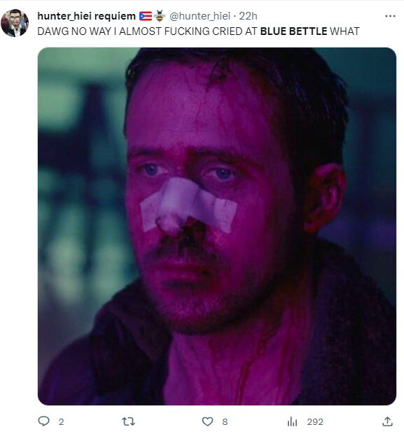 Memes por el estreno de Blue Beetle
