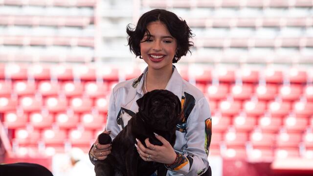 Ángela Aguilar, cantante.