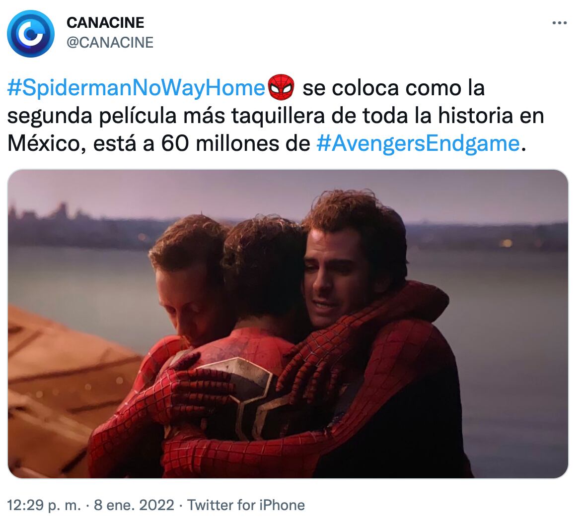 Recaudación Spider-Man en México