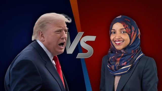 Trump acusa de corrupta a Ilhan Omar y niega intimidación política en su contra