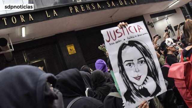 Protesta por el feminicidio de Ingrid Escamilla
