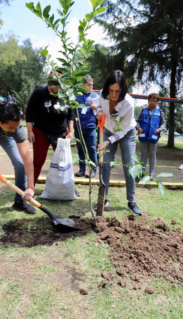 Lía Limón emprende jornada de reforestación en la alcaldía Álvaro Obregón