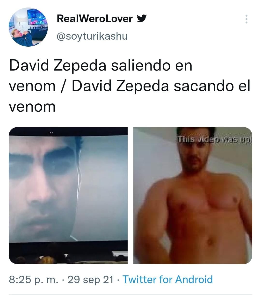 Meme de David Zepeda