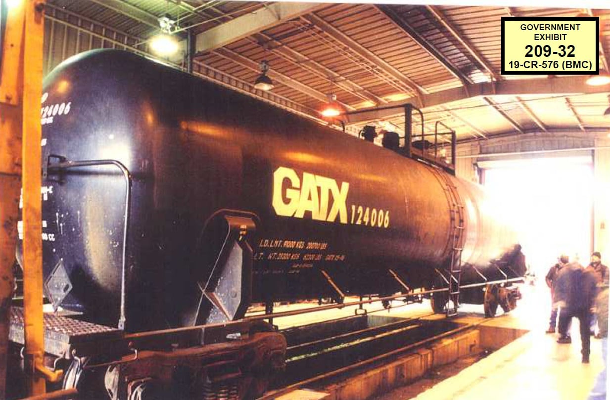 Tren en el que se transportaba droga de México a Estados Unidos