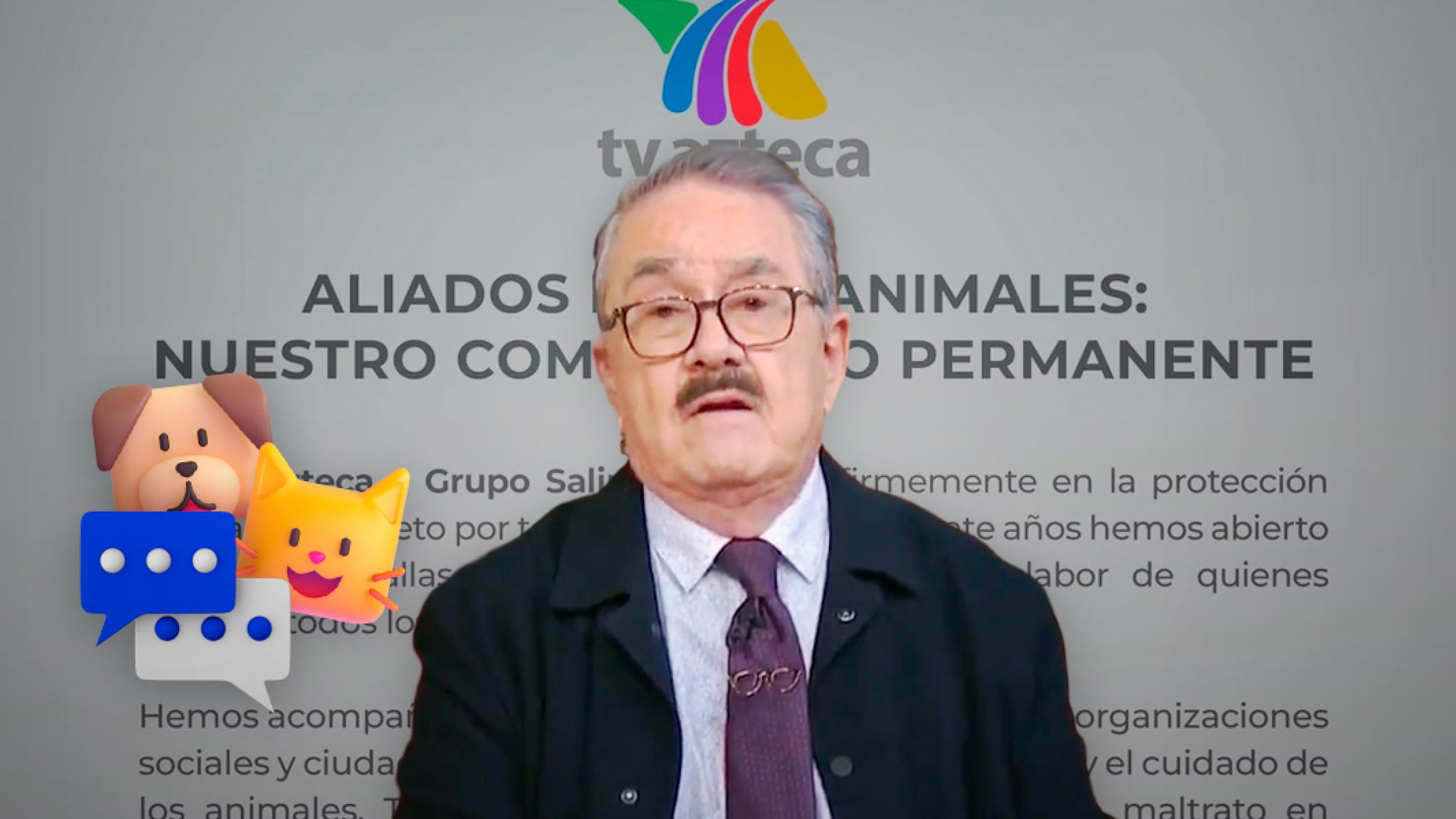 Tras polémica de Pedro Sola, TV Azteca lanza programa de sensibilización animal