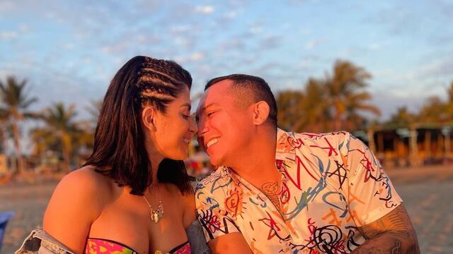 Kimberly Flores y Edwin Luna.