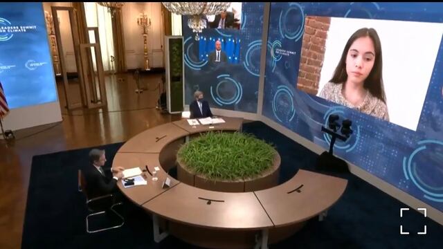 Xiye Bastida en la Cumbre del Clima