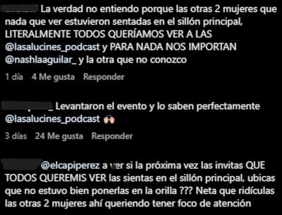 Usuarios critican a Nashla Aguilar por lo que le hizo a Lupita Villalobos.