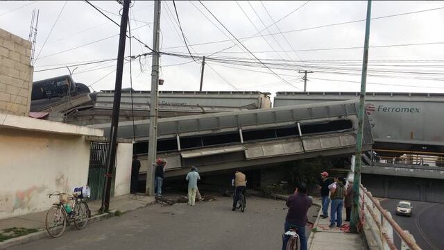 Se descarrila tren en Apizaco