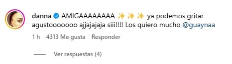 Danna Paola comenta embarazo de Lele Pons