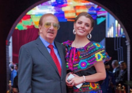 Benito Castro y su hija Debbie Castro