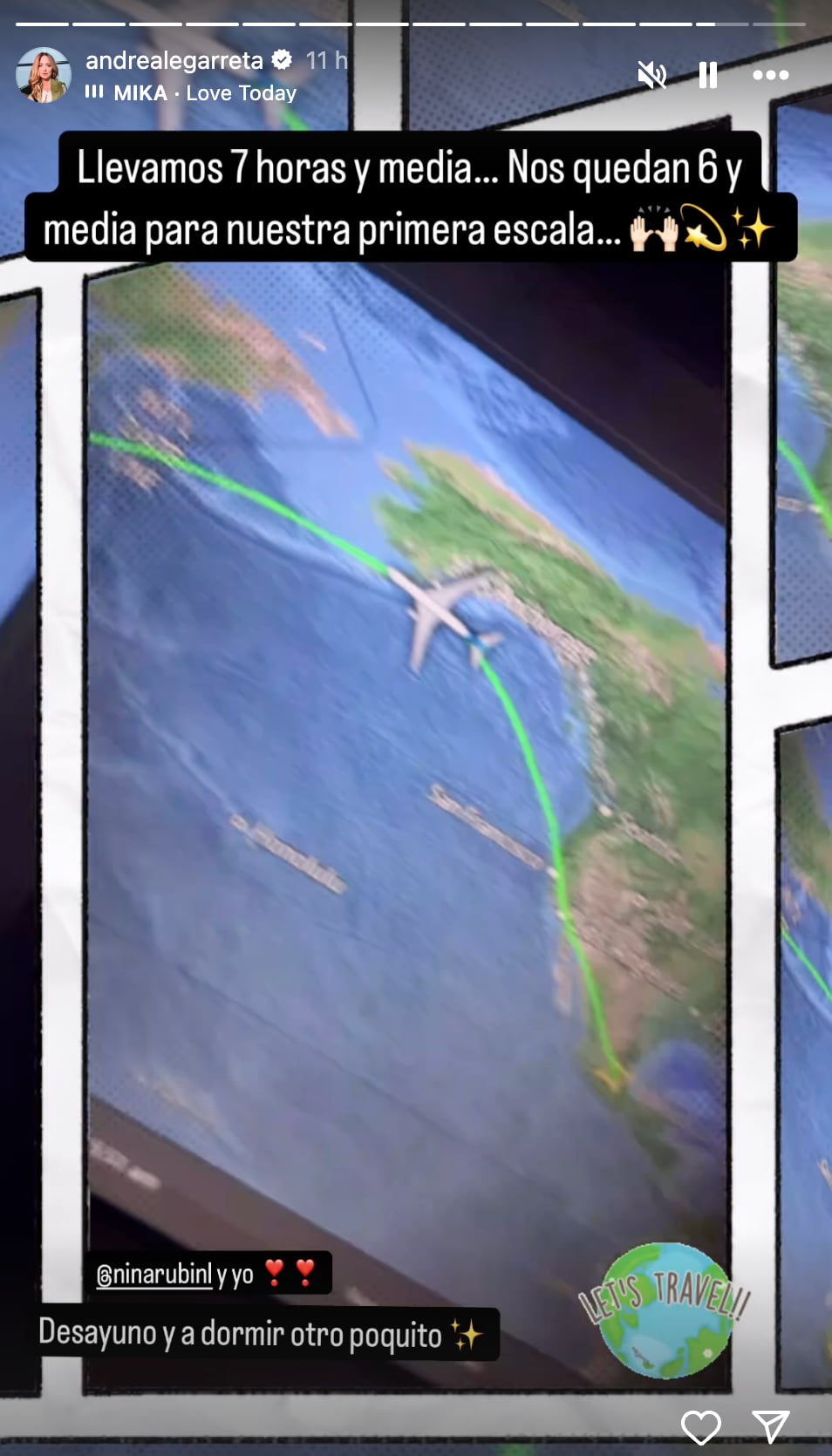 Andrea Legarreta escogió el país para escaparse del programa Hoy