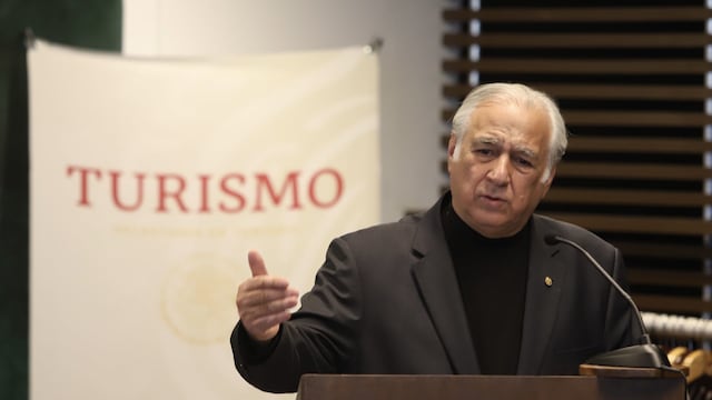 Miguel Torruco Marqués, Secretario de Turismo Federal durante la inauguración oficial de “Punto México” entre la Secretaría de Turismo Federal y el Estado de Chiapas.
