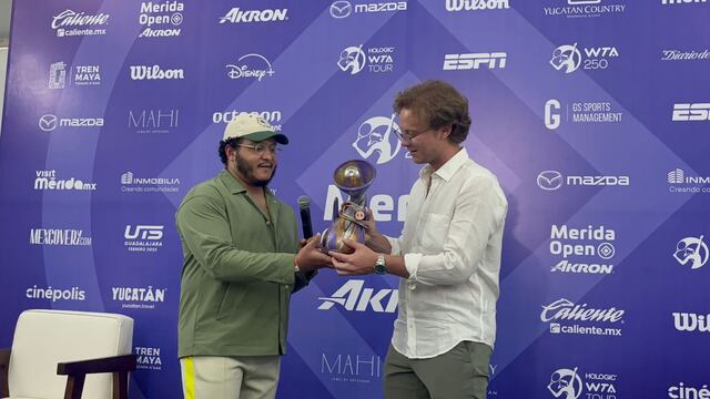 Gustavo Santoscoy en el Mérida Open Akron 2024