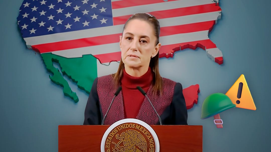 “La última intervención de Estados Unidos nos costó la mitad del territorio”: la advertencia de Claudia Sheinbaum
