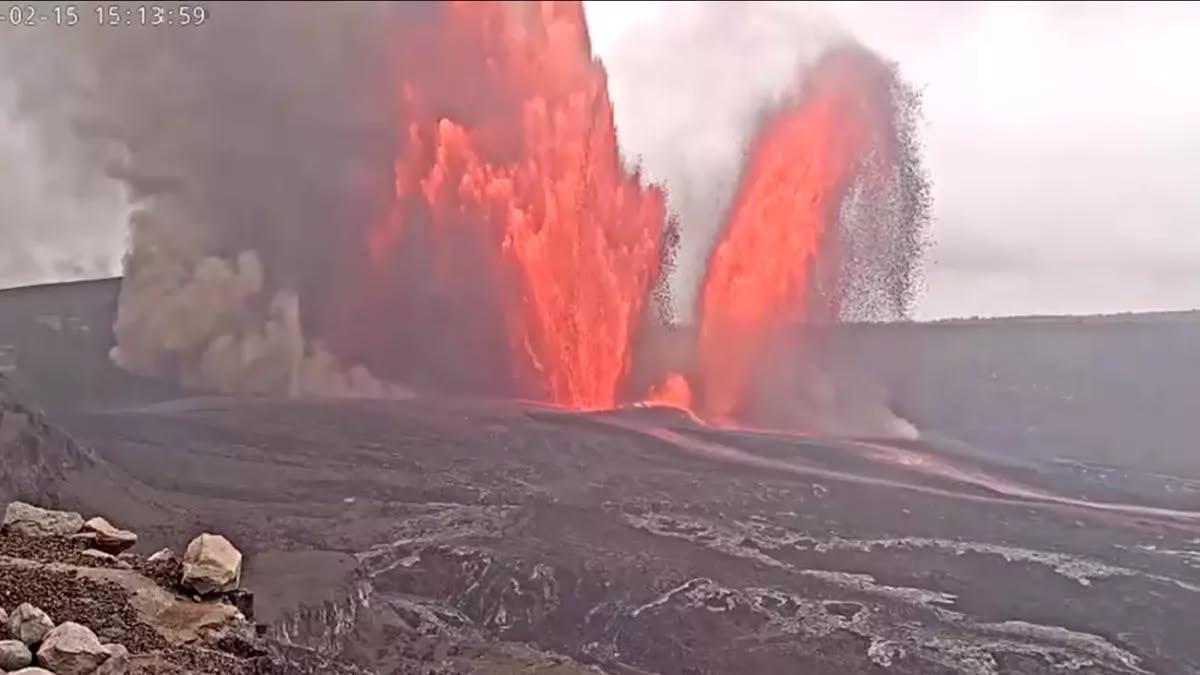 Volcán Kīlauea en Hawái