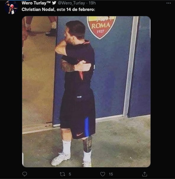 Los mejores memes de Christian Nodal para este 14 de febrero