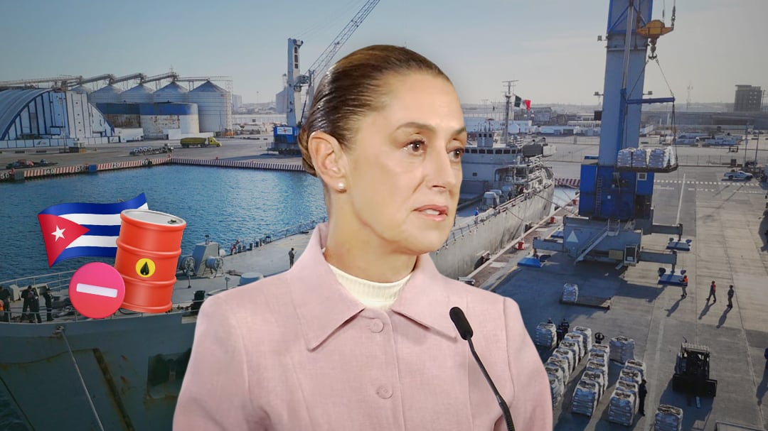 Sheinbaum confirma fin de envíos de petróleo a Cuba y critica injustas sanciones