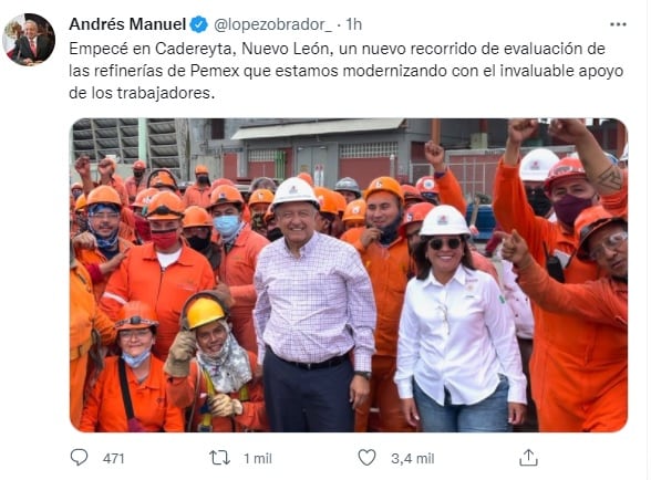 AMLO en Cadereyta