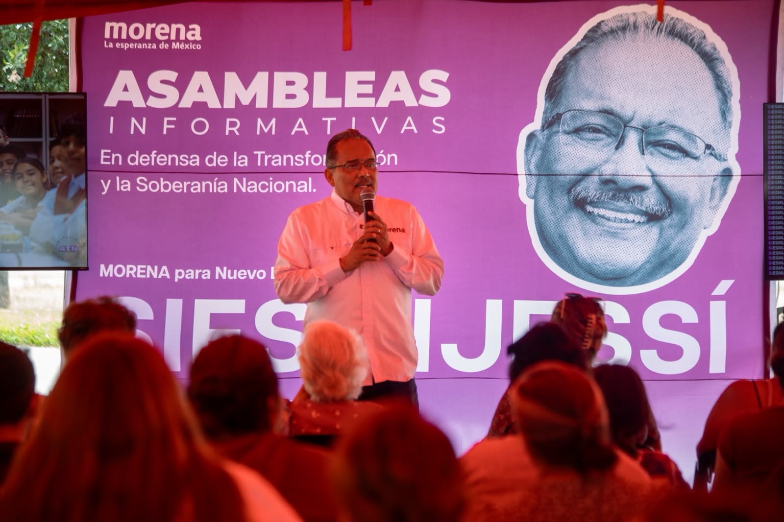 Andrés Mijes visitó General Terán y Montemorelos para dialogar con los habitantes sobre sus necesidades.