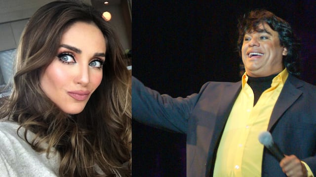 Anahí y Juan Gabriel.