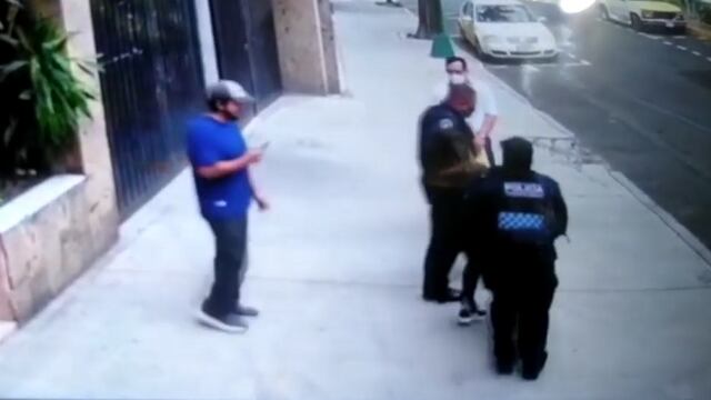 Detención víctima de acoso