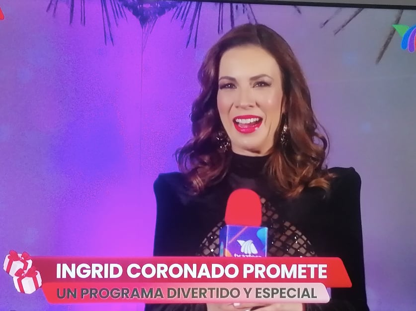 Ingrid Coronado conducirá especial de año de TV Azteca