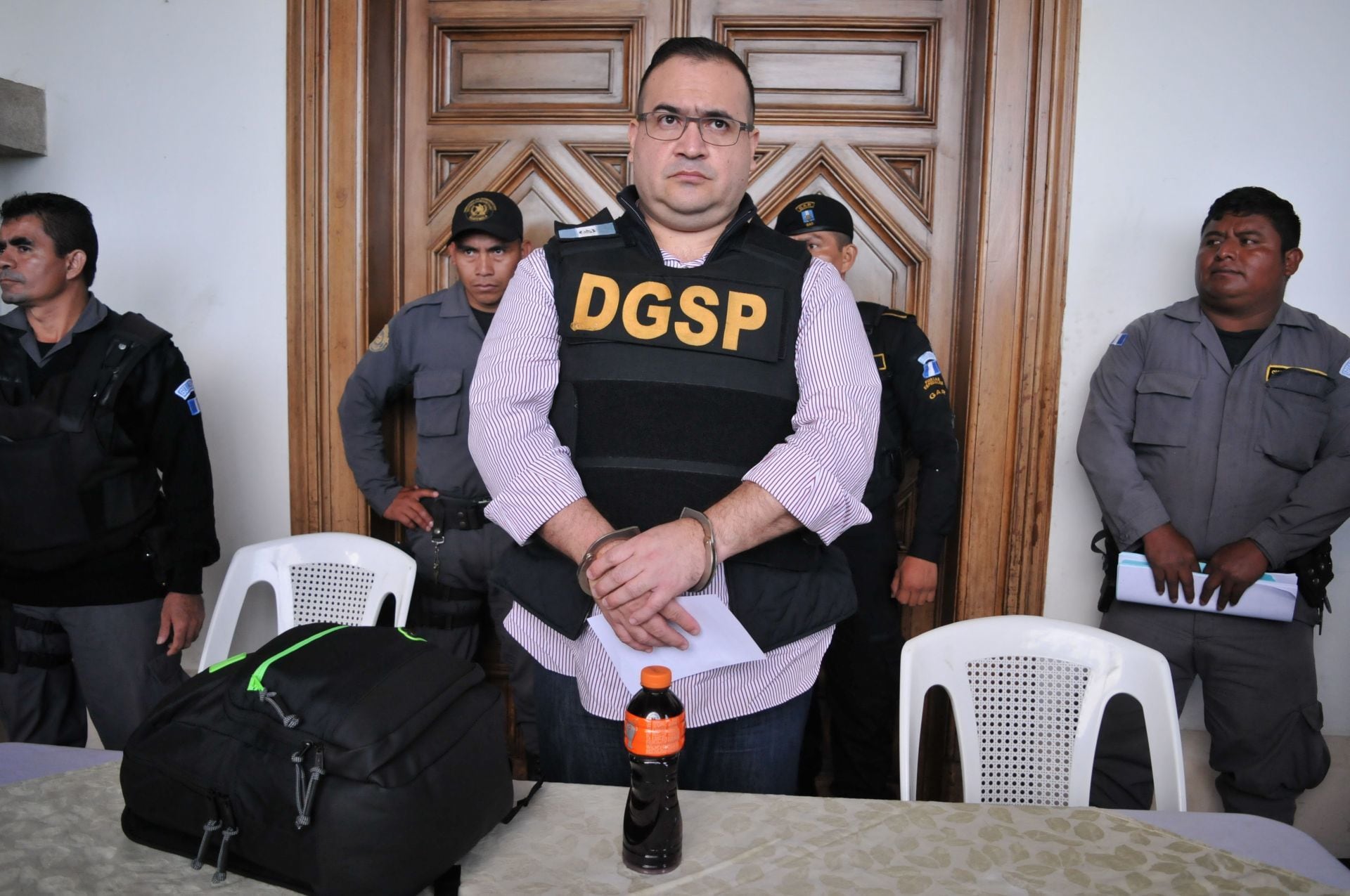 Javier Duarte en su extradición