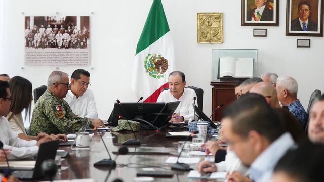 Gobernador de Sonora busca mantener la paz y tranquilidad en la entidad.