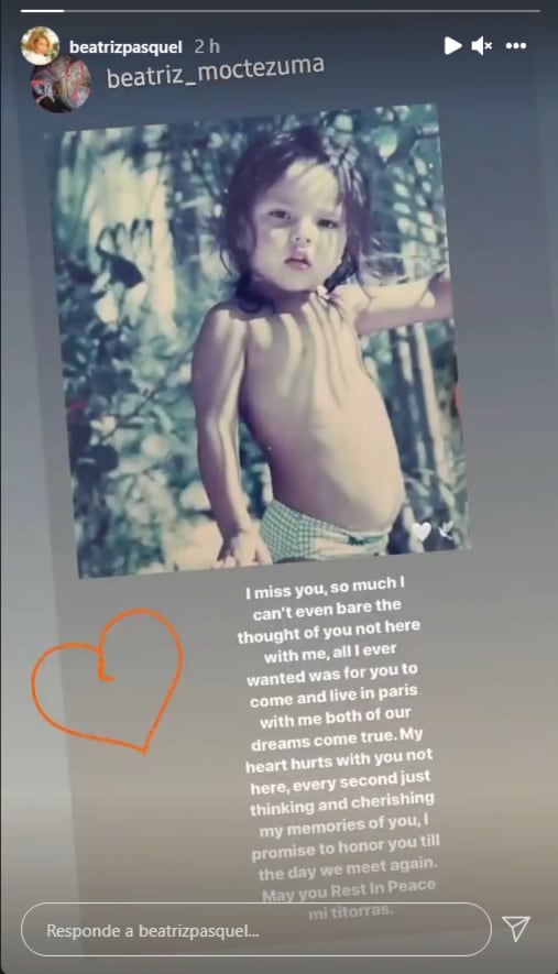 Beatriz Pasquel envía un emotivo mensaje tras la muerte de su hija Natasha Moctezuma
