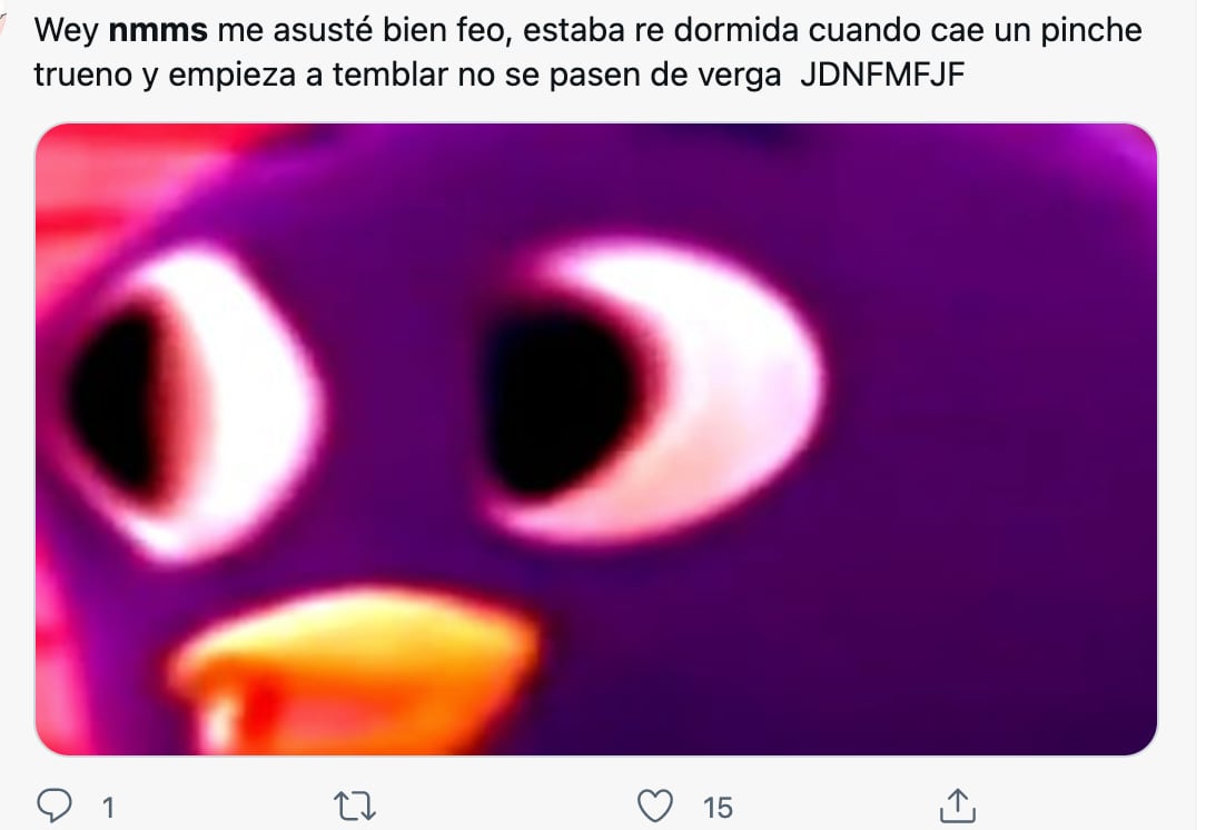 Meme sobre sismo en Veracruz