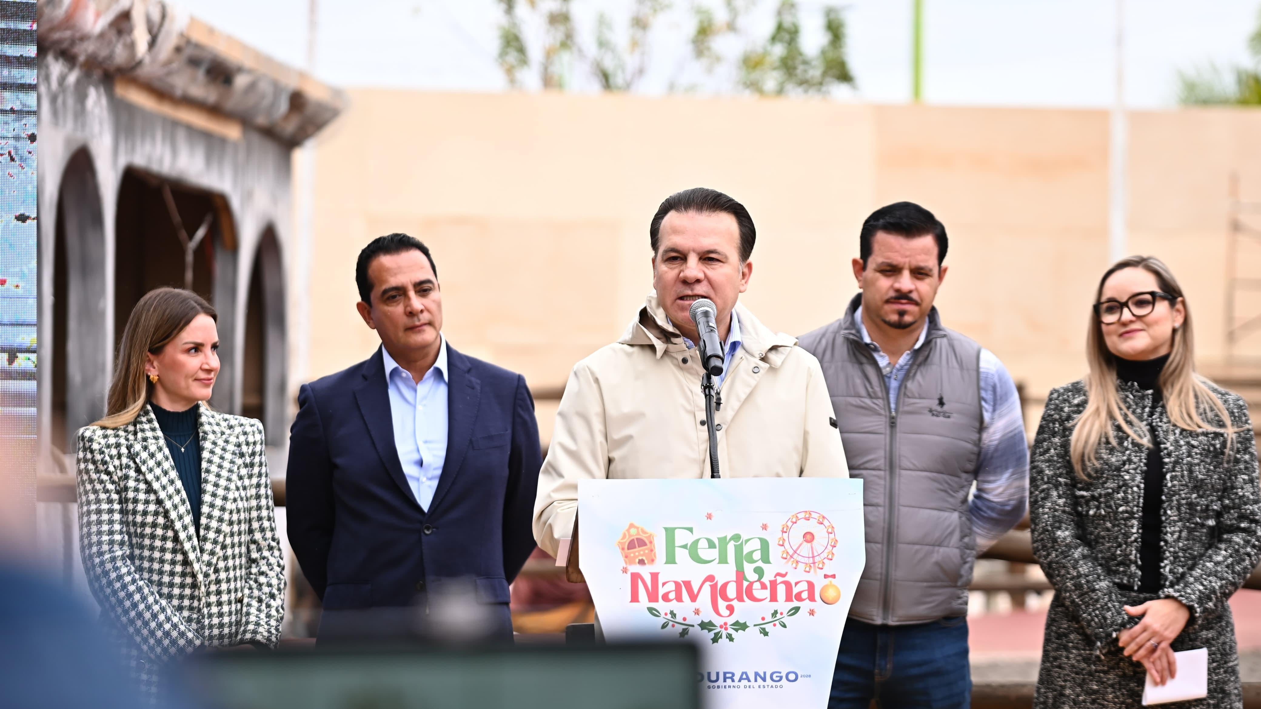 Esteban Villegas presenta la Feria Navideña 2025: Acceso gratis, posadas y pista de hielo