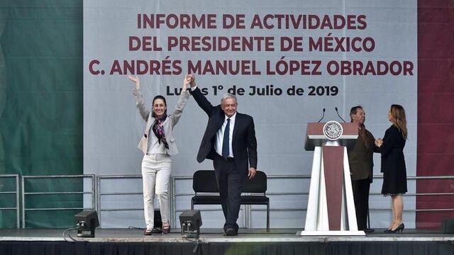 Claudia Sheinbaum y Andrés Manuel López Obrador