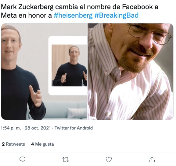 Memes por cambio nombre de Facebook a Meta