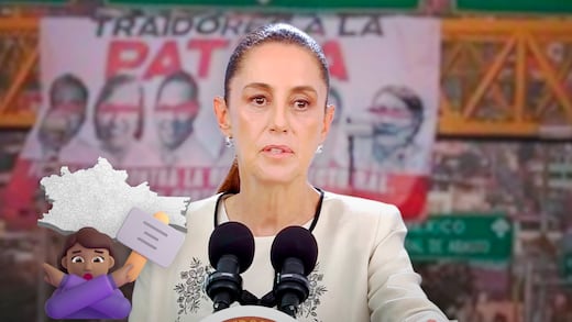 Sheinbaum critica mantas contra diputados tras reforma electoral