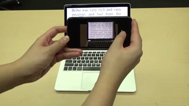 El sistema FontCode en acción.