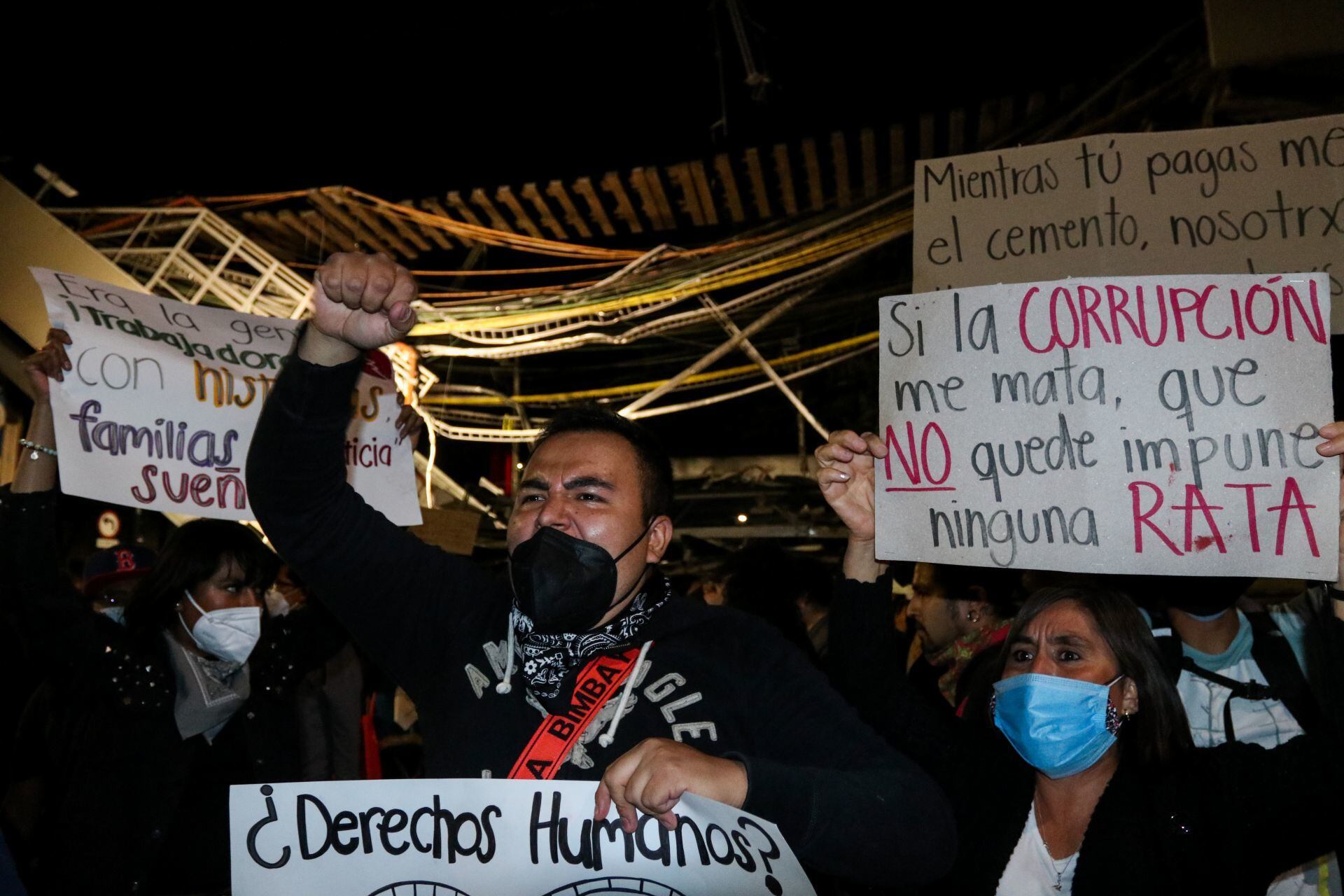 Protesta en Olivos